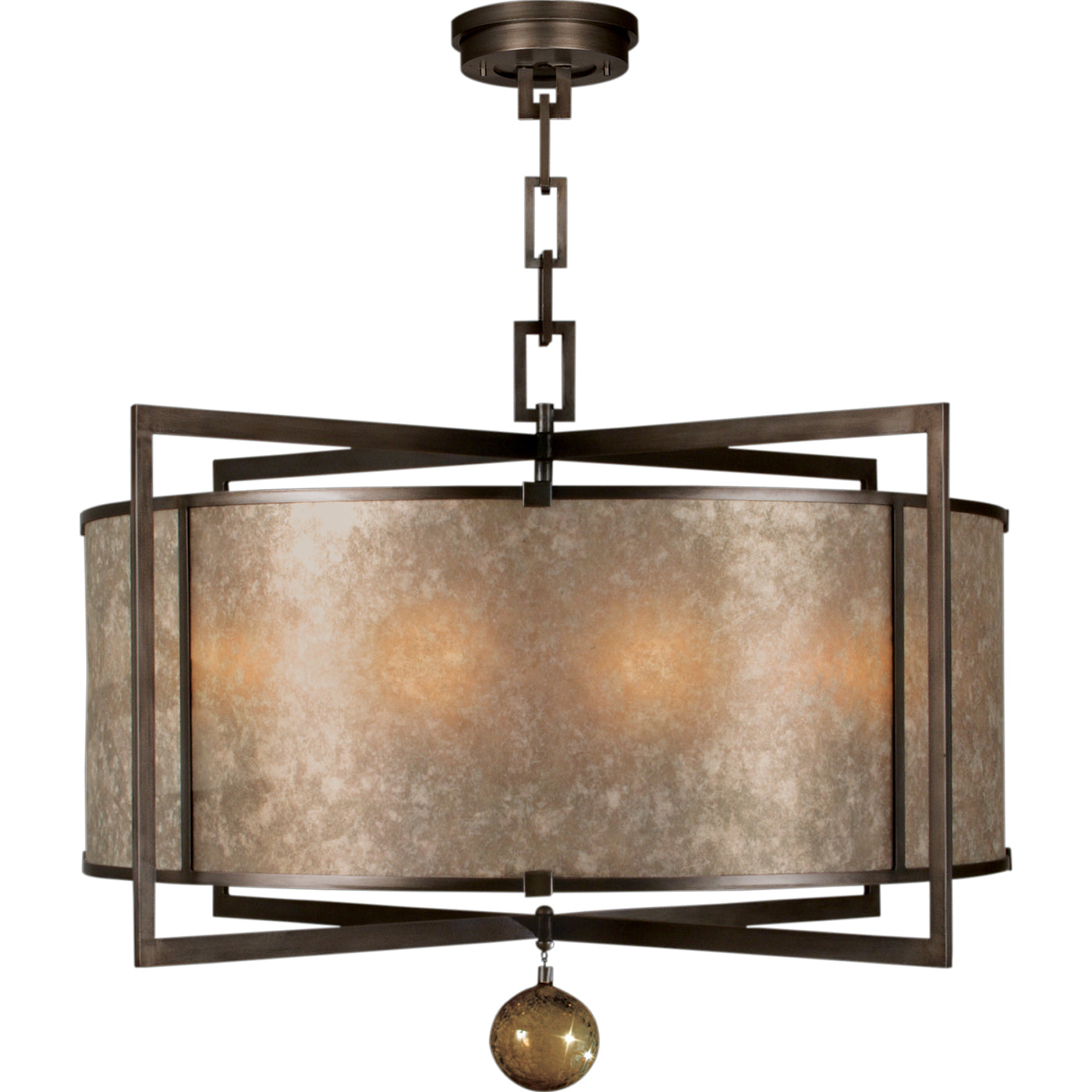 Singapore Moderne 40" Round Pendant