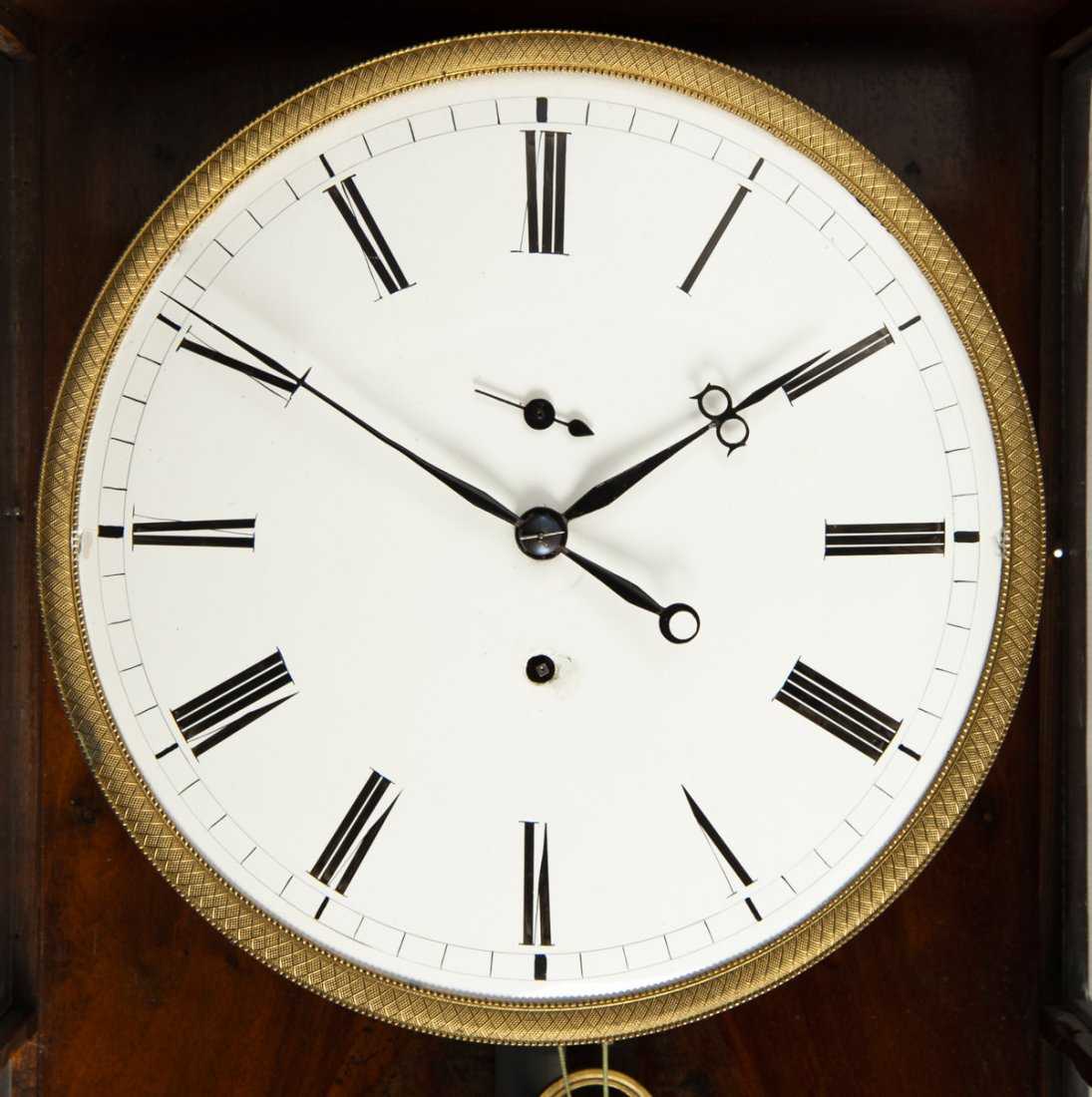 "Carl Martinis of Klagenfurth Biedermeier Vienna Regulator Wall Clock