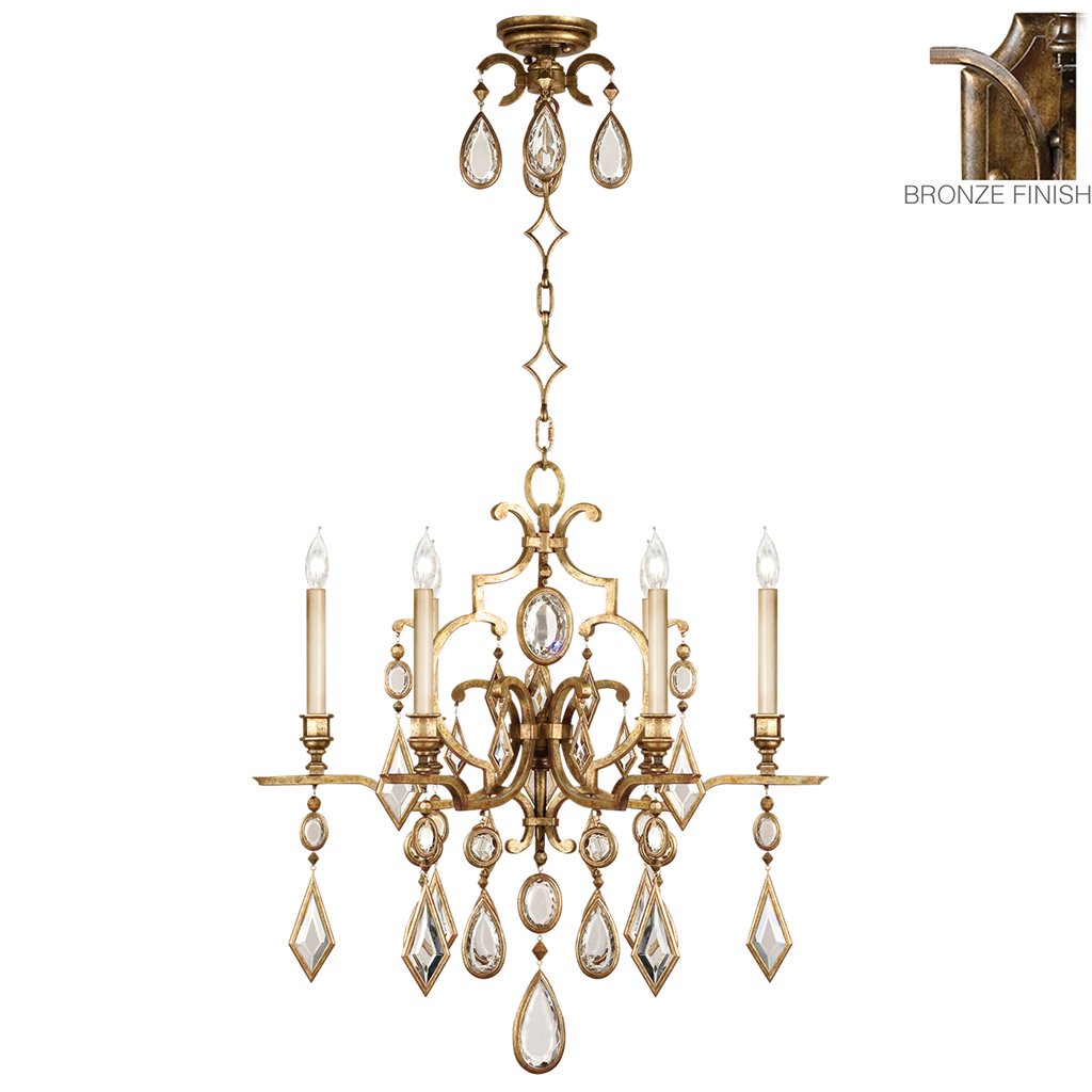Encased Gems Chandelier 718240-3ST