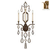 Encased Gems Sconce 727050-3ST