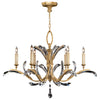 Beveled Arcs Gold Chandelier 761240ST