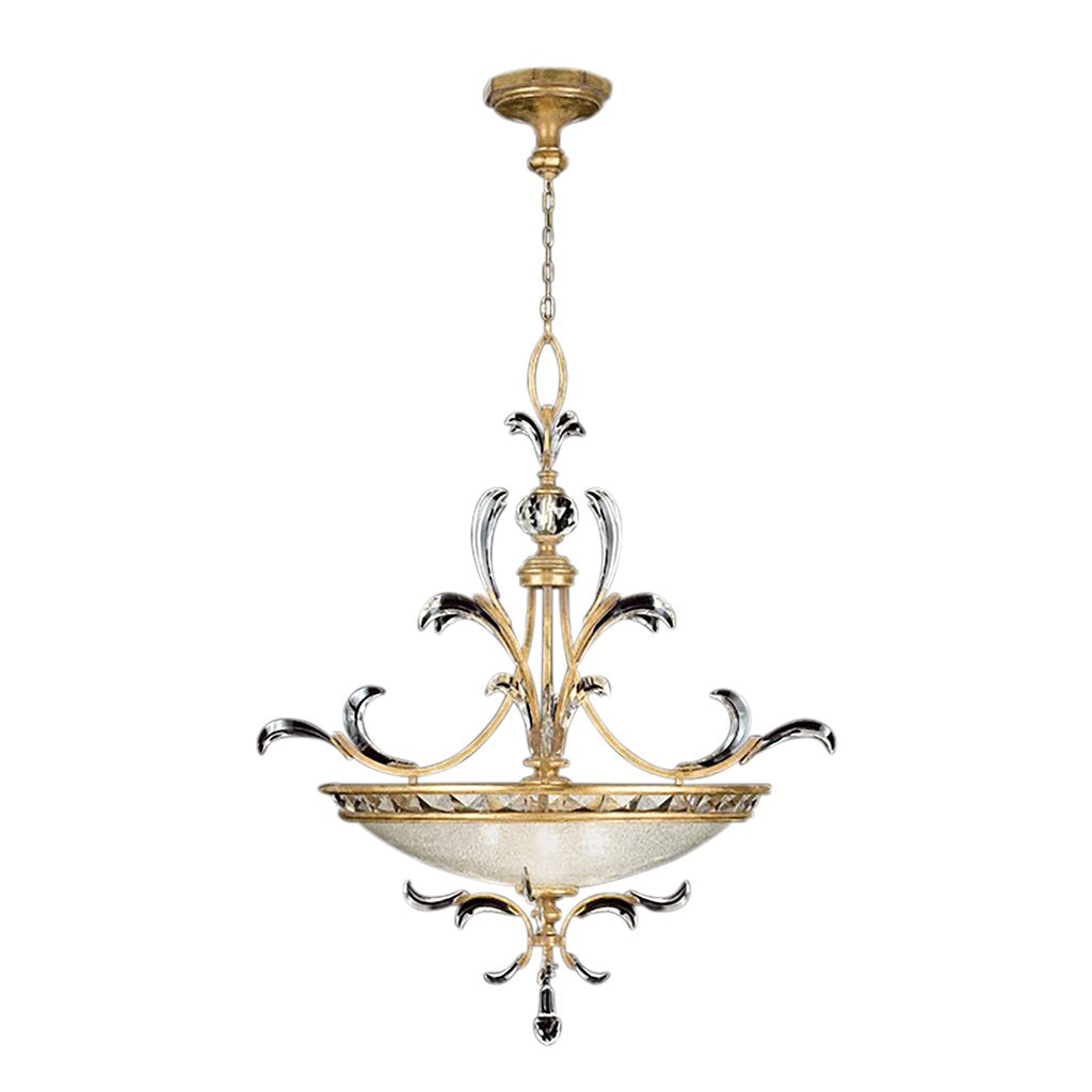 Beveled Arcs Gold Pendant 762740ST