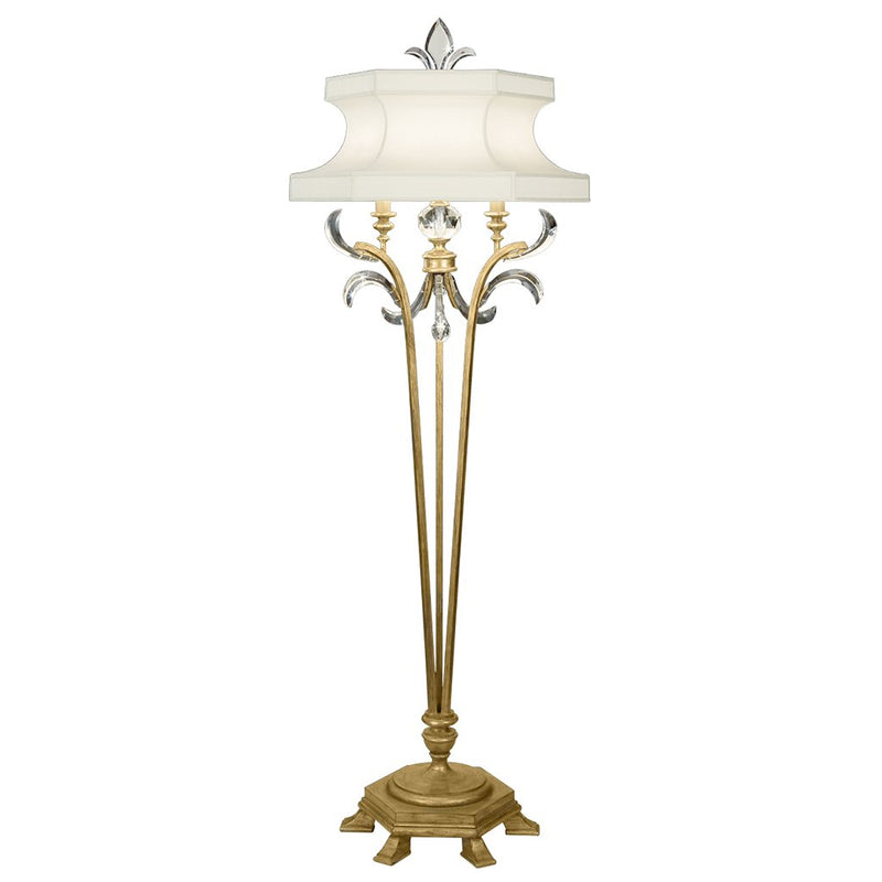 Beveled Arcs Gold Floor Lamp 768620ST