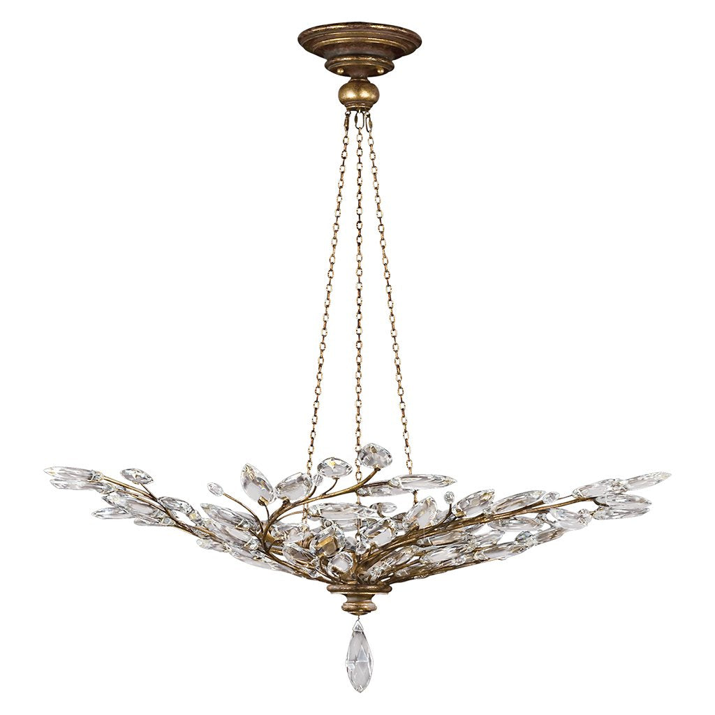 Crystal Laurel Gold Pendant 776440ST