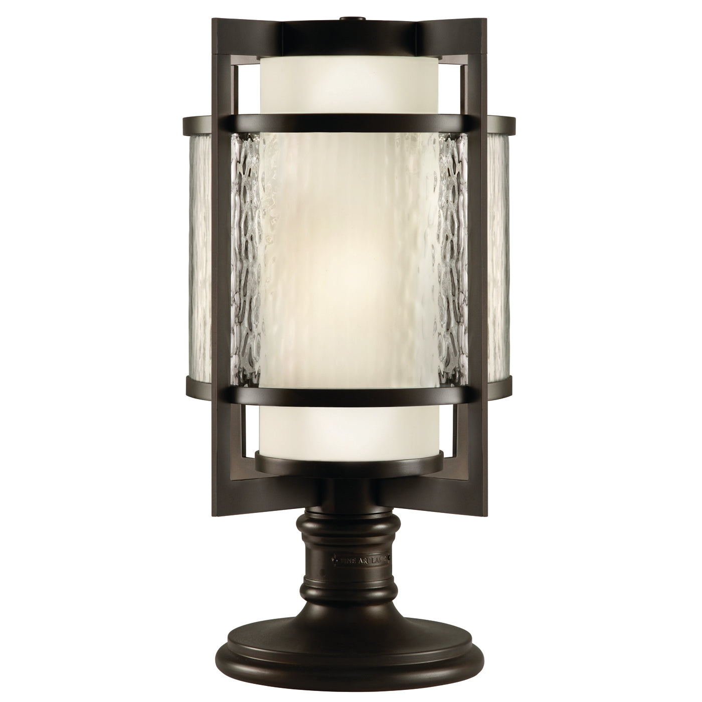 Singapore Moderne Outdoor 24" Outdoor Pier/Post Mount