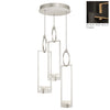 Delphi Pendant 89294 in black iron with gold accents