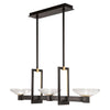 Delphi Pendant 897040 in black iron with gold accents