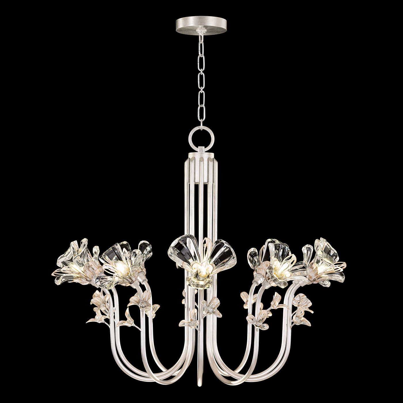 Azu 35.5"x30.5"H Round Chandelier