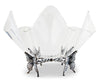 Butterfly Stand Acrylic Bowl 14
