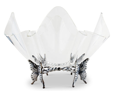 Butterfly Stand Acrylic Bowl 14