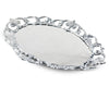 Fleur-De-Lis Oval Serving Tray
