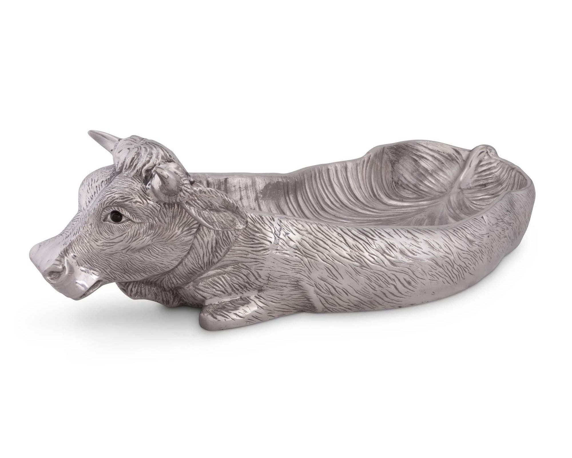 Cow Carving Serving Tray