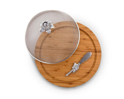 Magnolia 3 Piece Picnic Cheese Board / Spreader