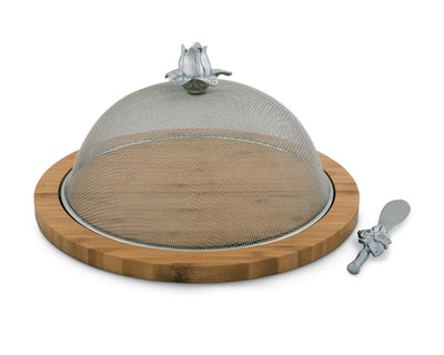 Magnolia 3 Piece Picnic Cheese Board / Spreader