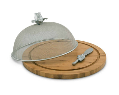 Magnolia 3 Piece Picnic Cheese Board / Spreader