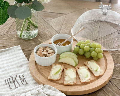 Cow Head 3 Piece Picnic Cheese Board / Spreader