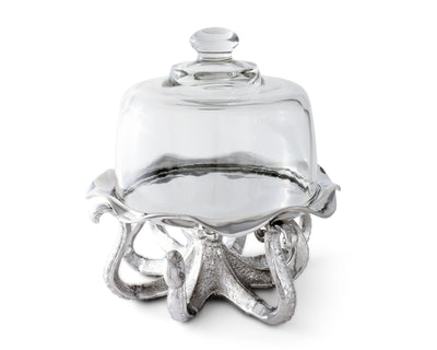 Octopus Tray With Glass Dome