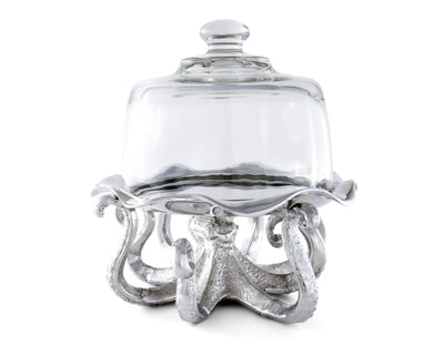Octopus Tray With Glass Dome