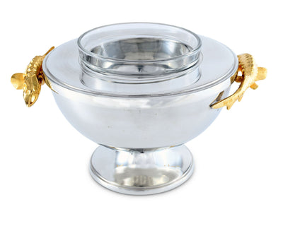 Gold Sturgeon Caviar Server