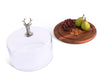 Elk Head Glass Covered Cheese Board