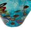 Detail image Detail image Blown Bowl Blue Graphics signed by Artist