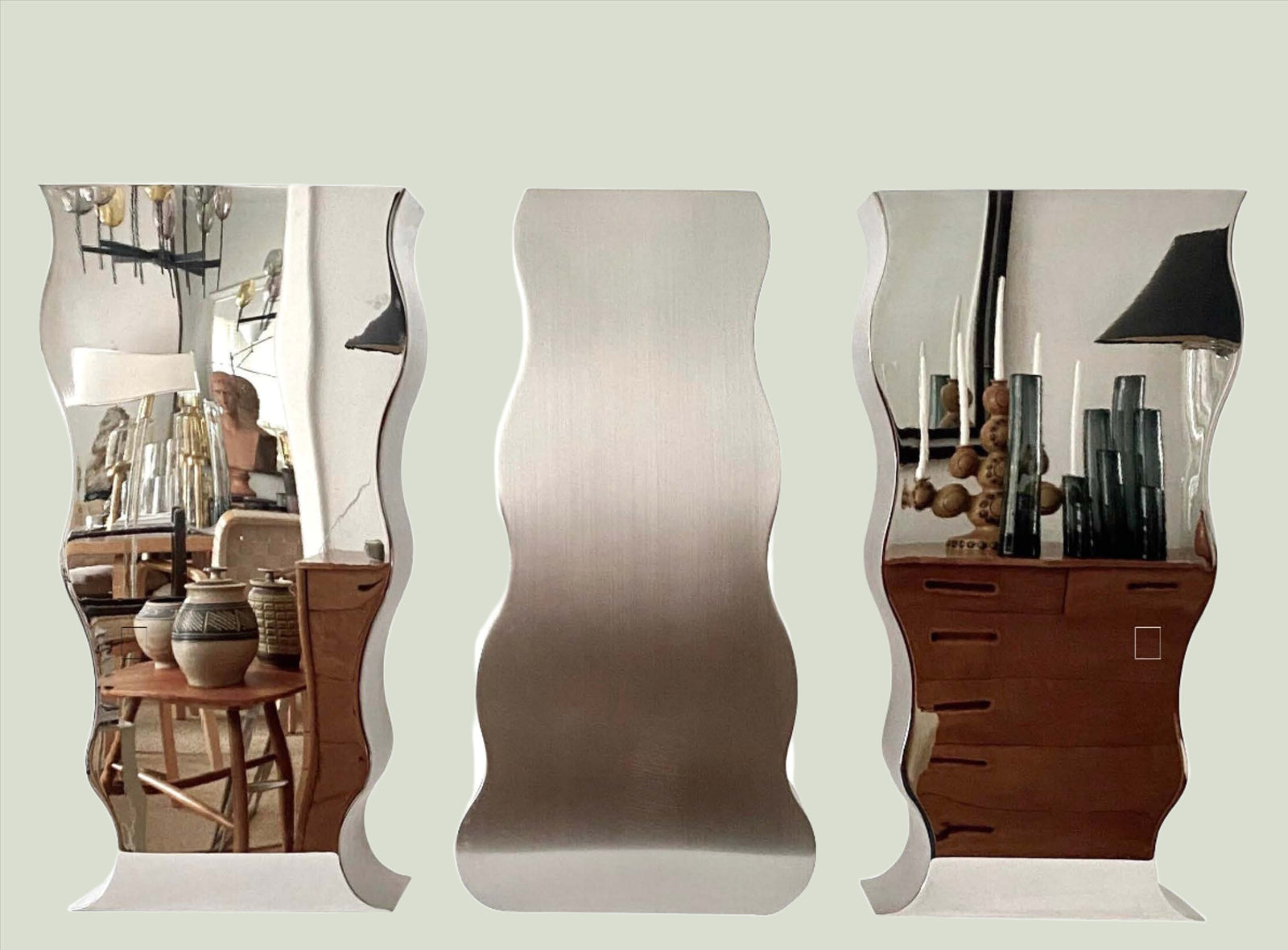 Vases Polished Stainless Steel by Brueton 