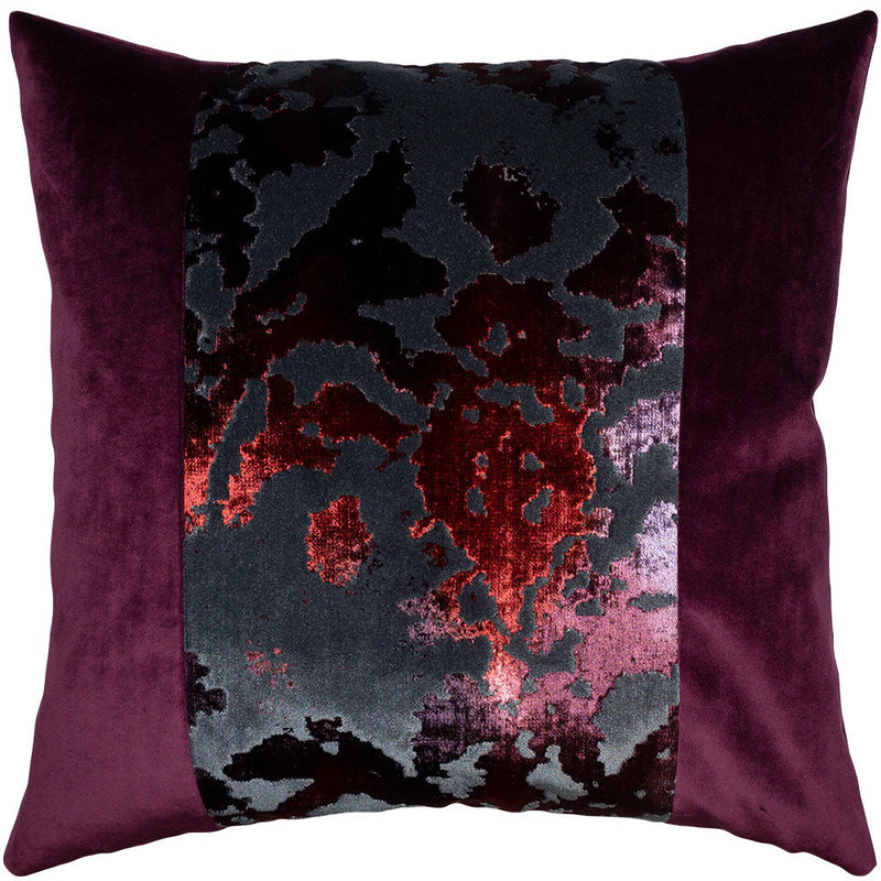 Throw Pillow Bursted Berry Band