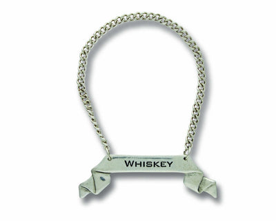Pewter Ribbon Decanter Tags