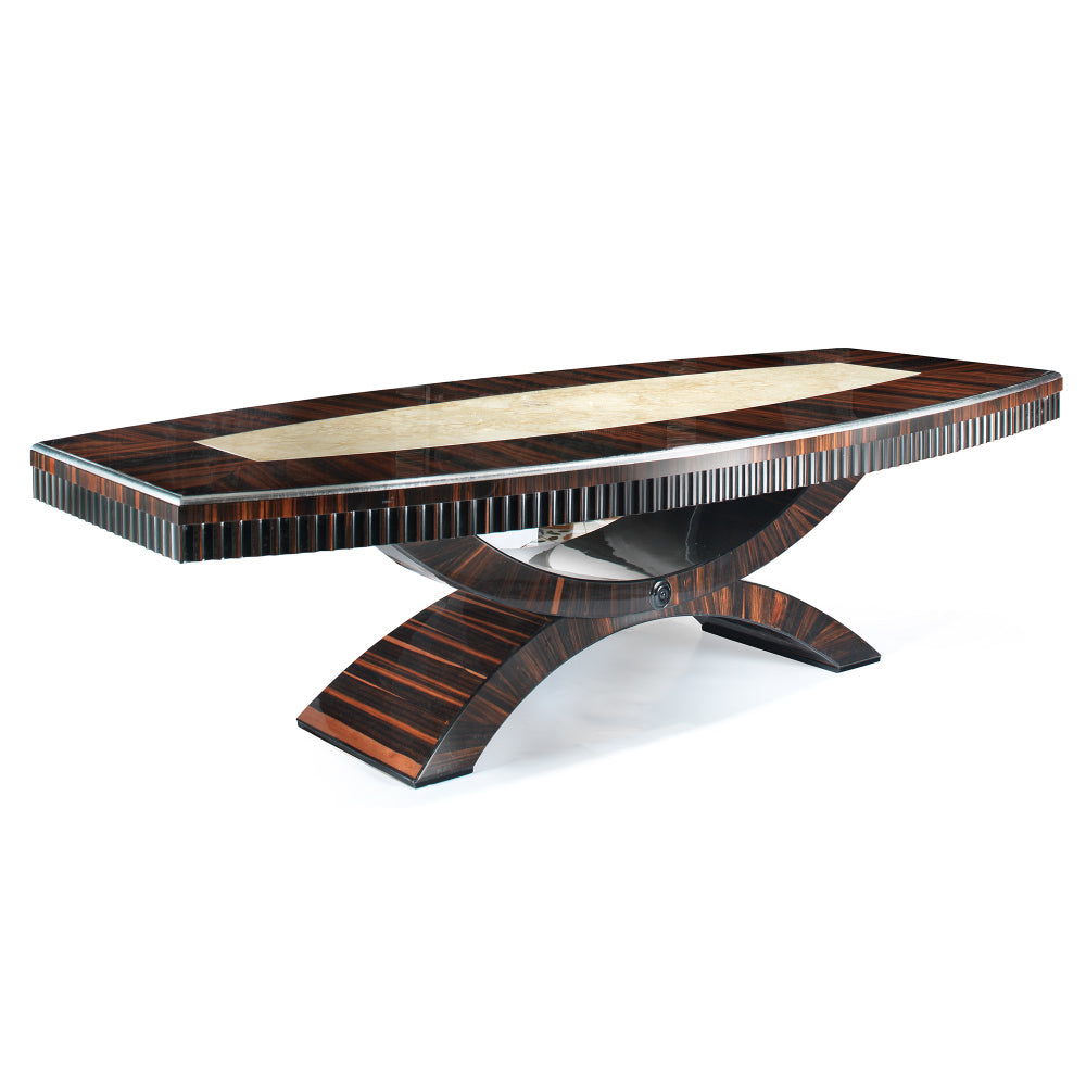 Calice Rectangular Dining Table with Backlight Onxy