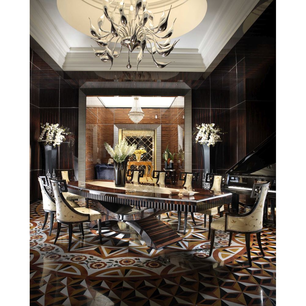 Dining Table with Backlight Onxy