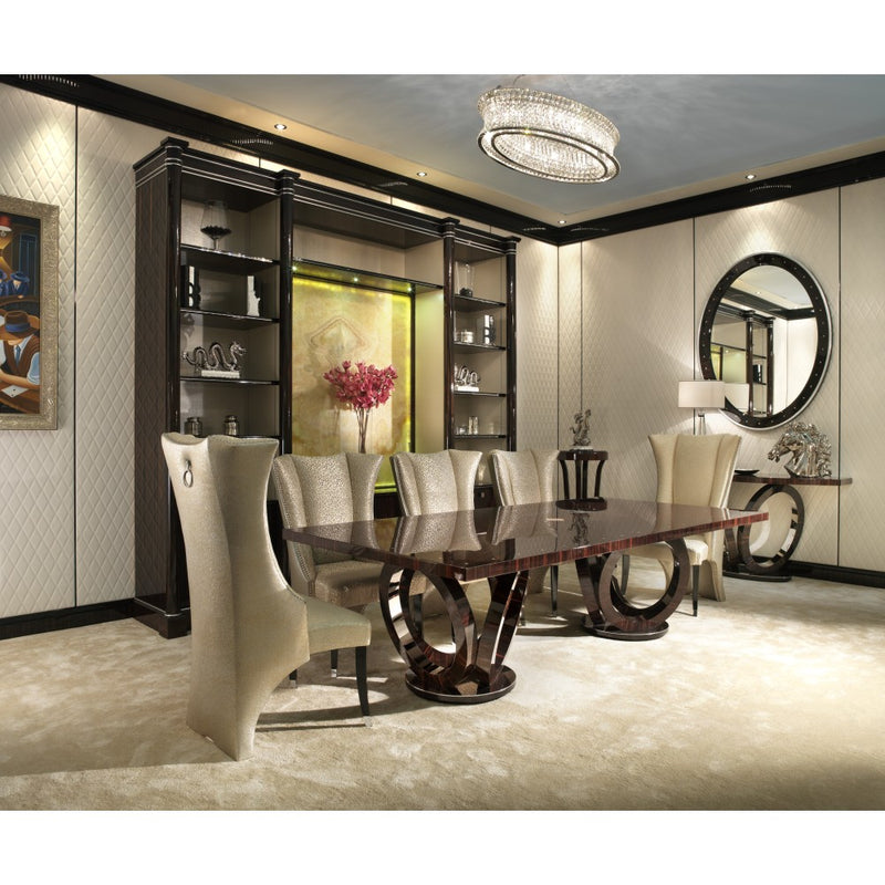 Art Deco, Macassar Ebony Dining Table, High End Dining Table, Luxury Dining Table