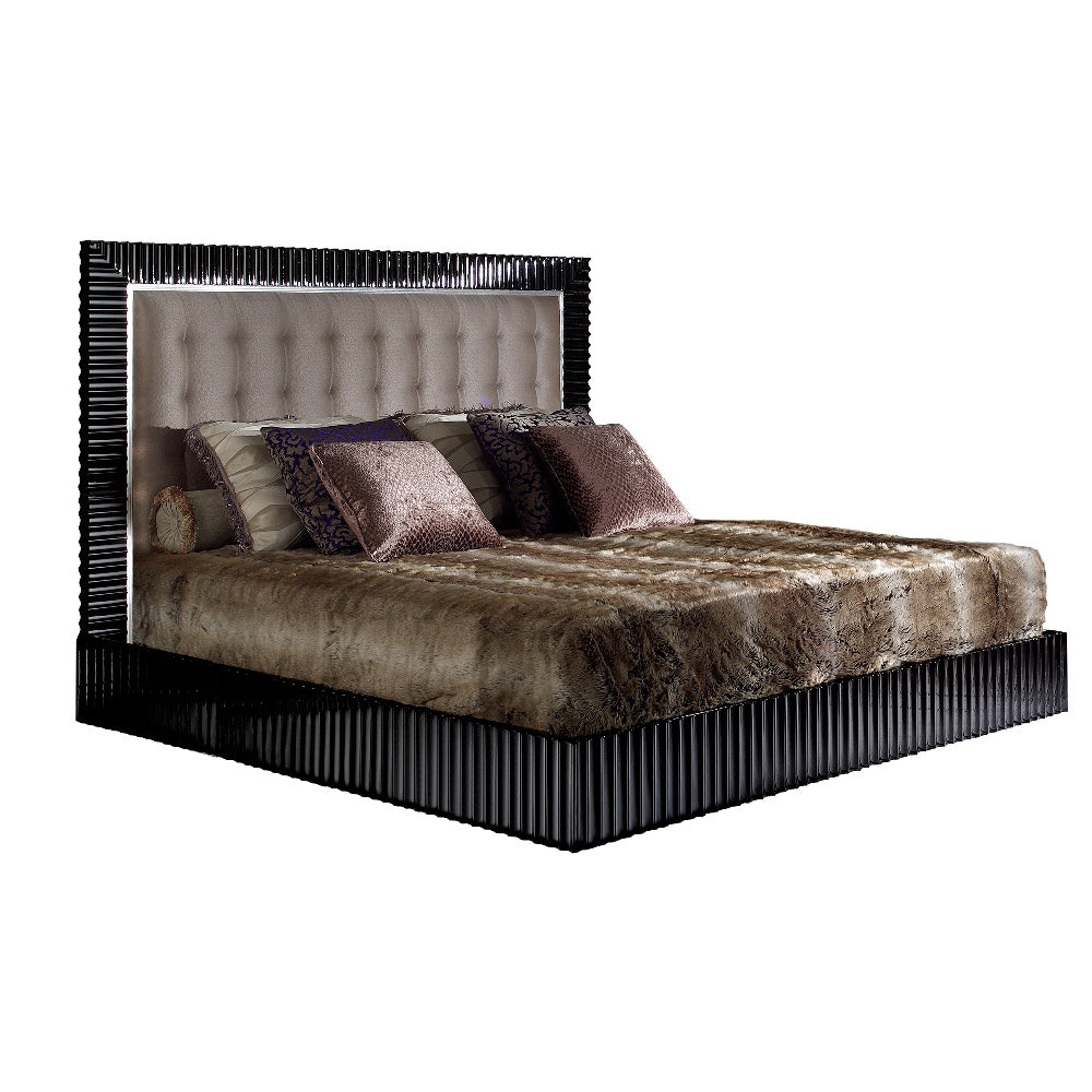 Modern Bed Lime Veneers high Gloss Martin Perri Interiors, Carmel