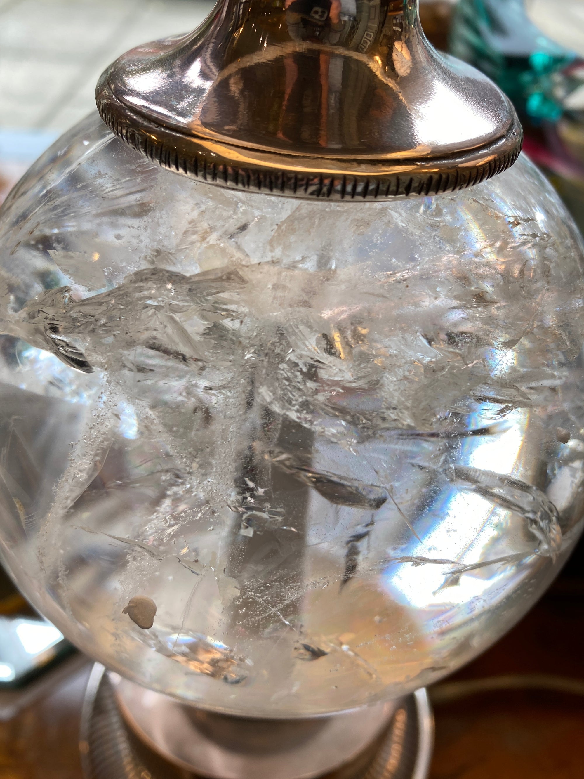 Rock Crystal Table Lamp