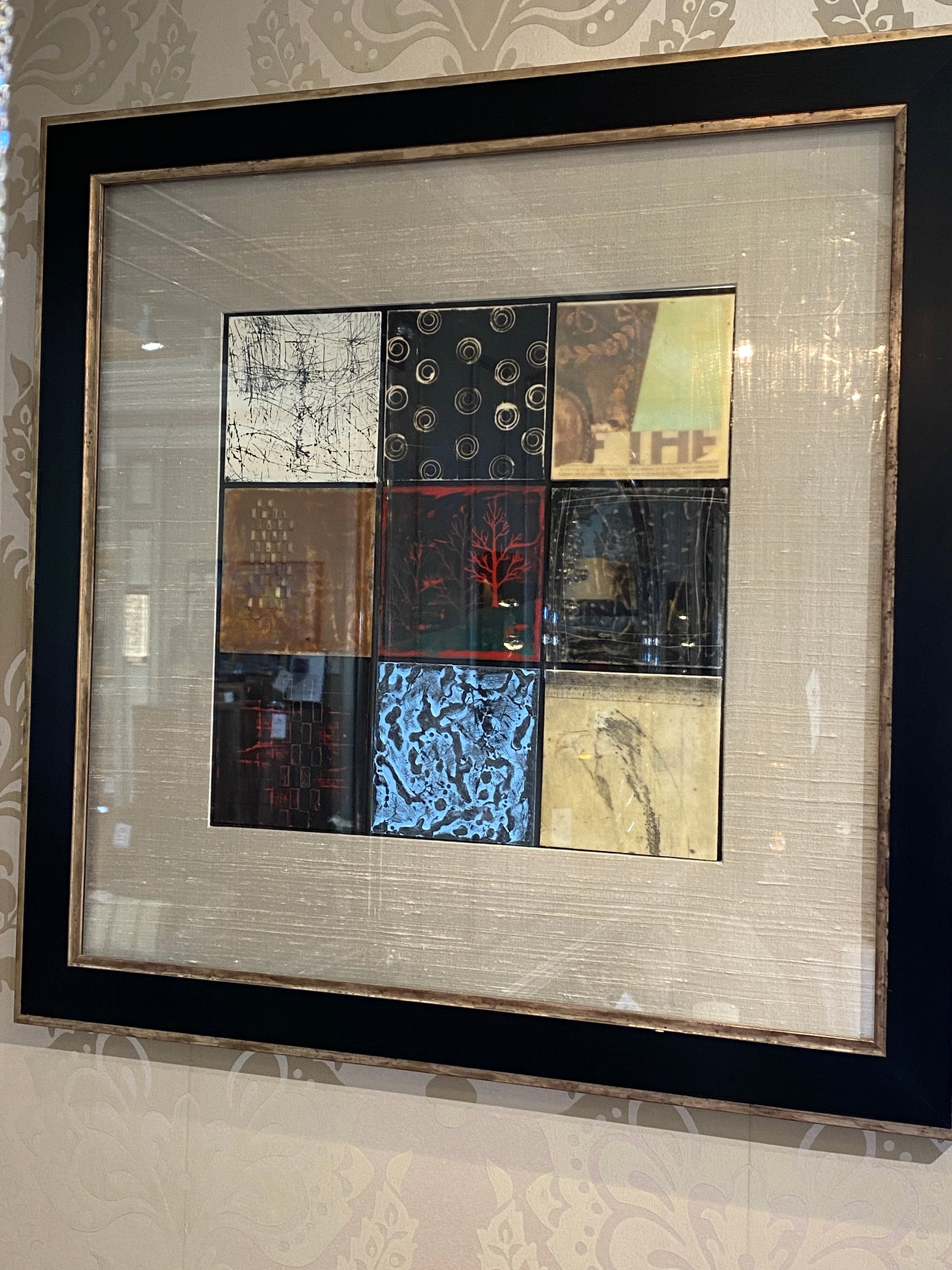 Artwork abstract on Linolium 