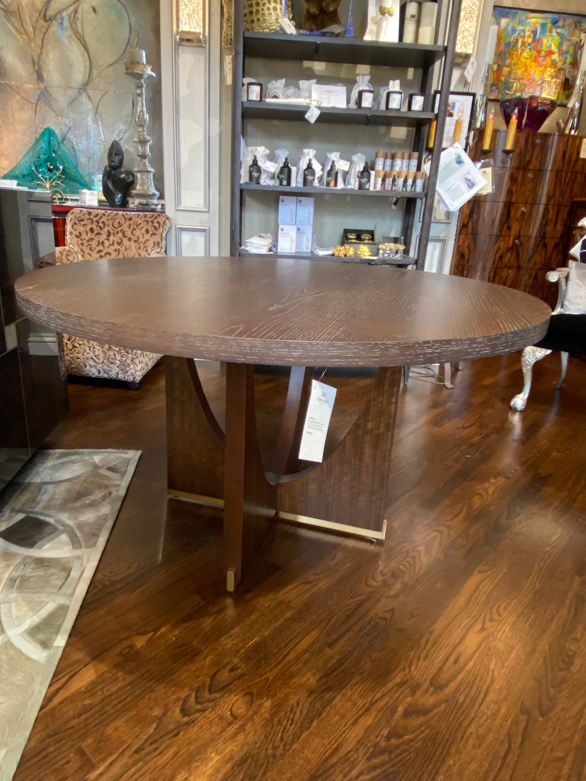 Dining Table - Cerused Top (Set with Chairs)