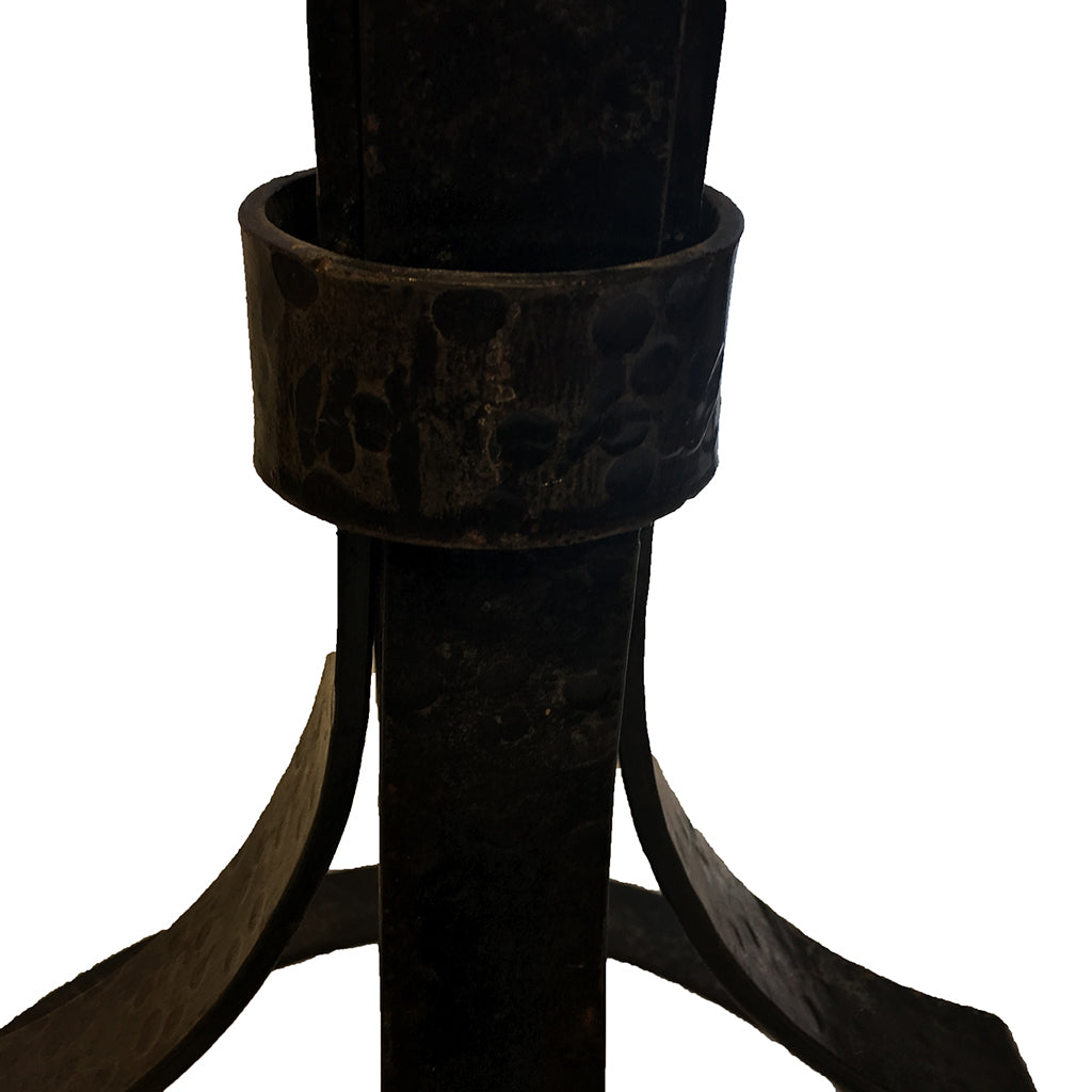 Wrought Iron French Art Nouveau Hand forged  Floor Lamp