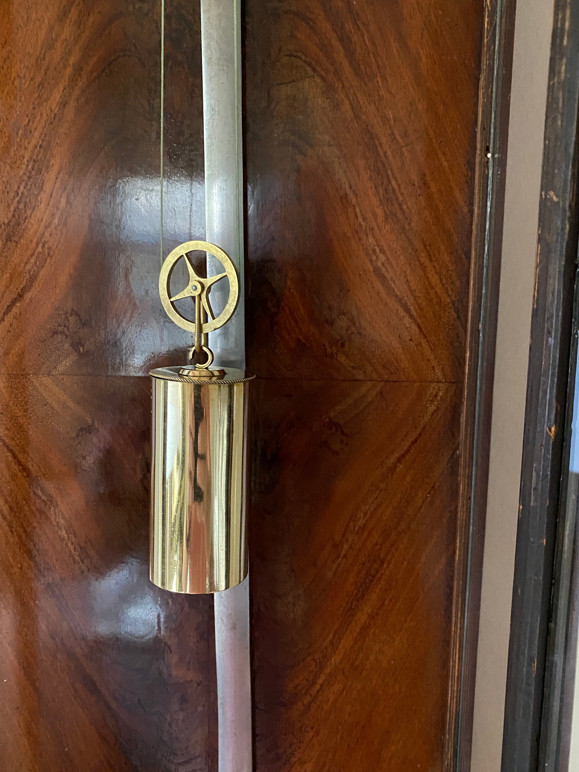 Dachluhr Biedermeier Vienna Regulator Clock-"Carl Martinis" of Klagenfurt