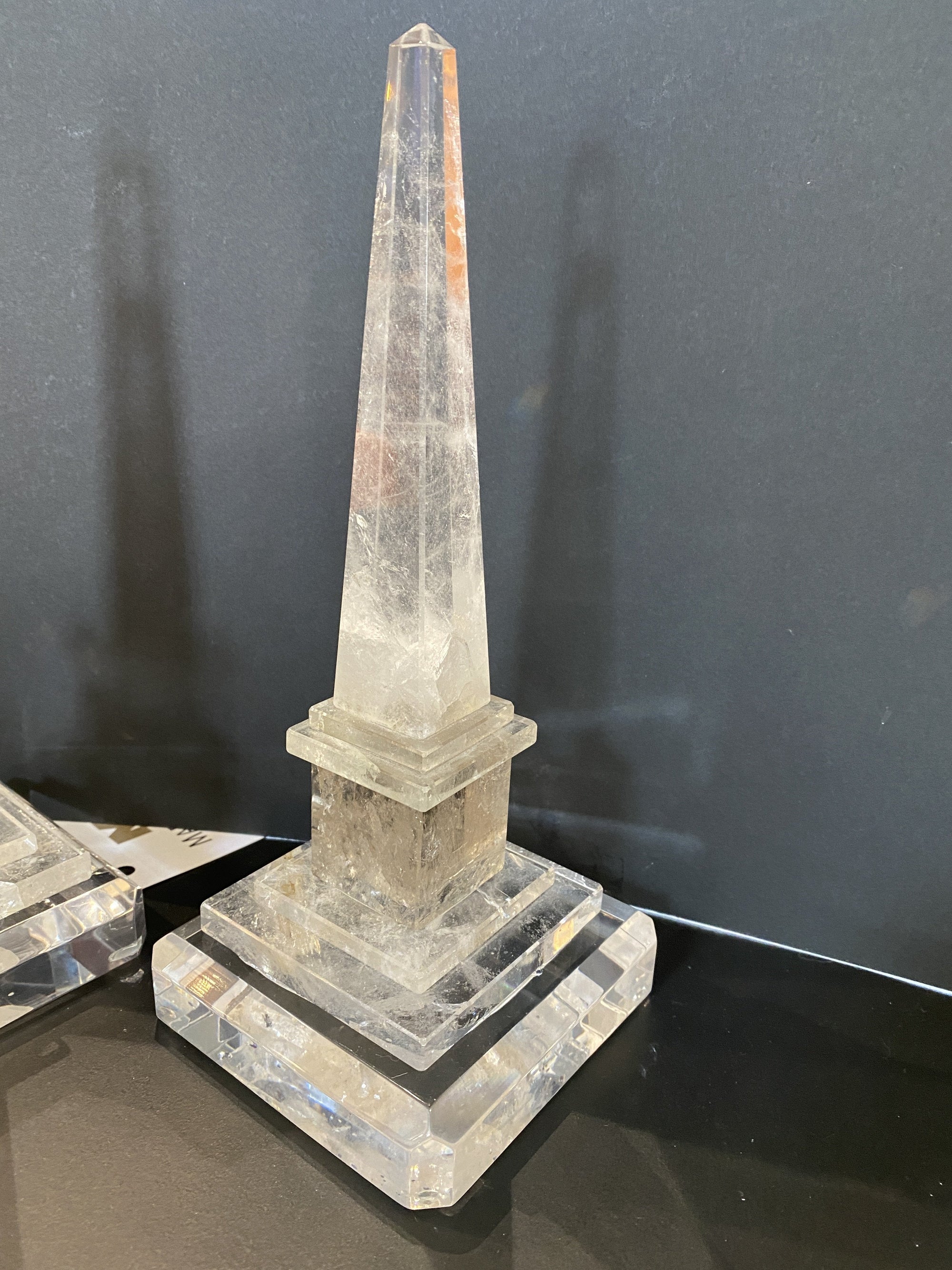 Obelisks Rock Crystal, from the Daniel Bibb Home, Garden of Good and Evil