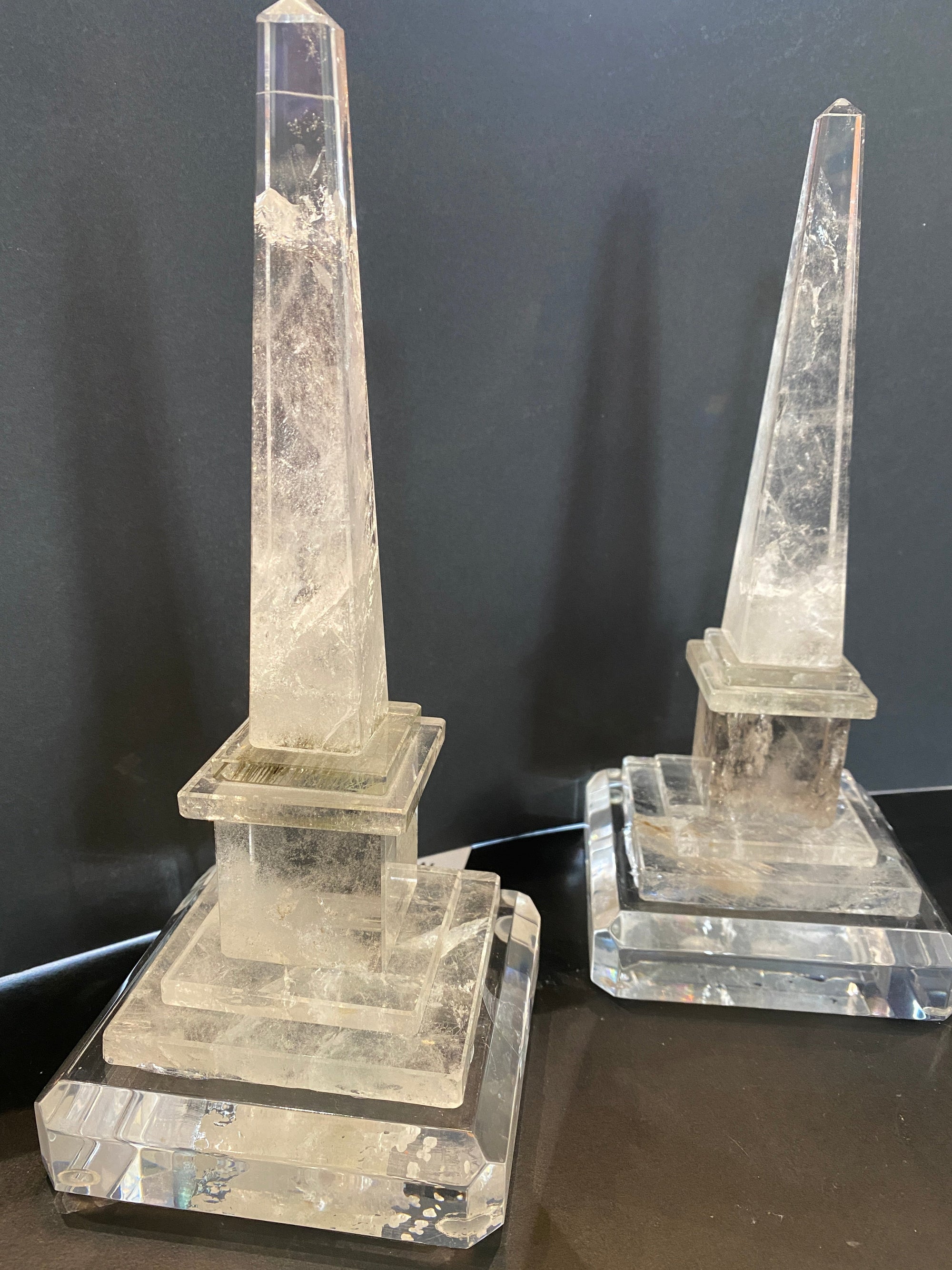 Obelisks Rock Crystal, from the Daniel Bibb Home, Garden of Good and Evil