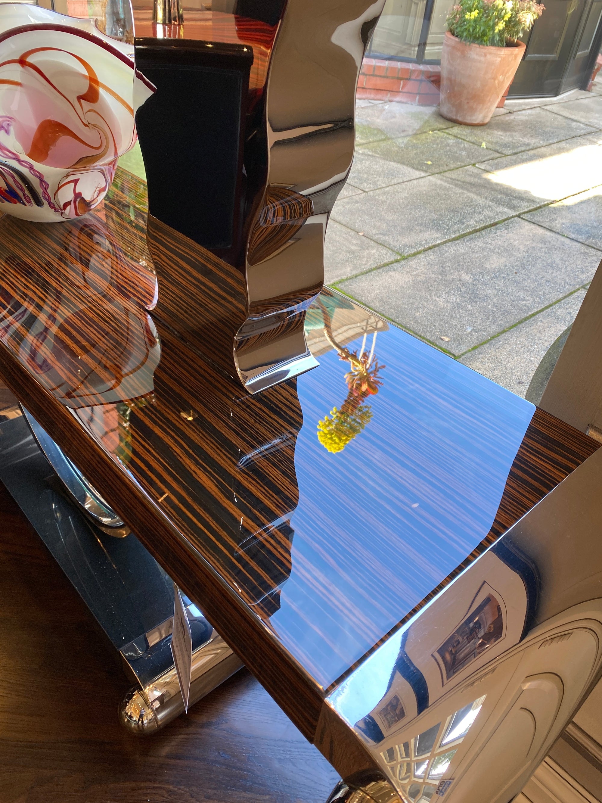 Macassar Ebony Brueton Console