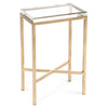 Glass Block Side Table