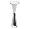 Polished Steel Martini Table