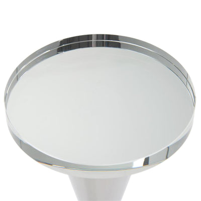 Polished Steel Martini Table