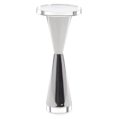 Polished Steel Martini Table