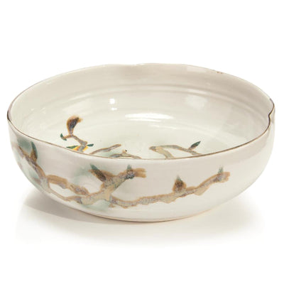 Twigs and Teal Bowl I