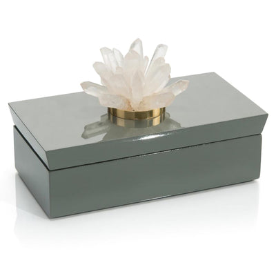Grey Box with Quartz