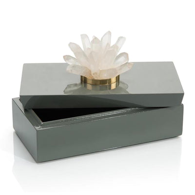Grey Box with Quartz