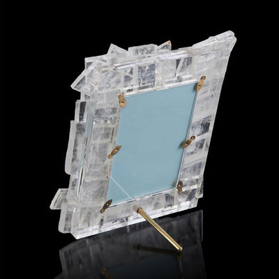 Windowpane Selenite Photo Frame