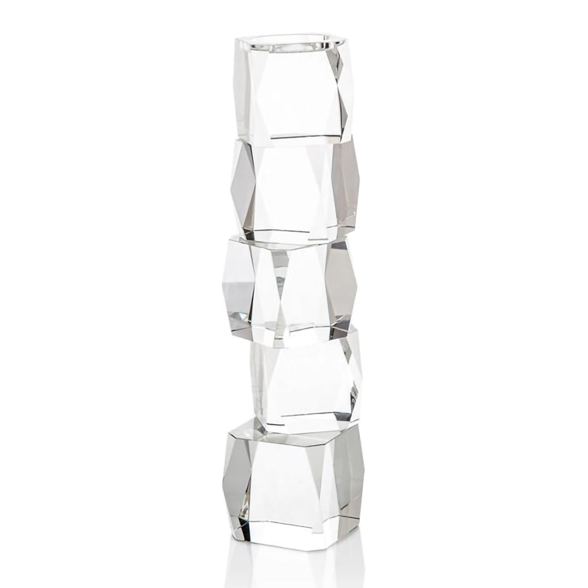 Crystal Cubist Candleholder