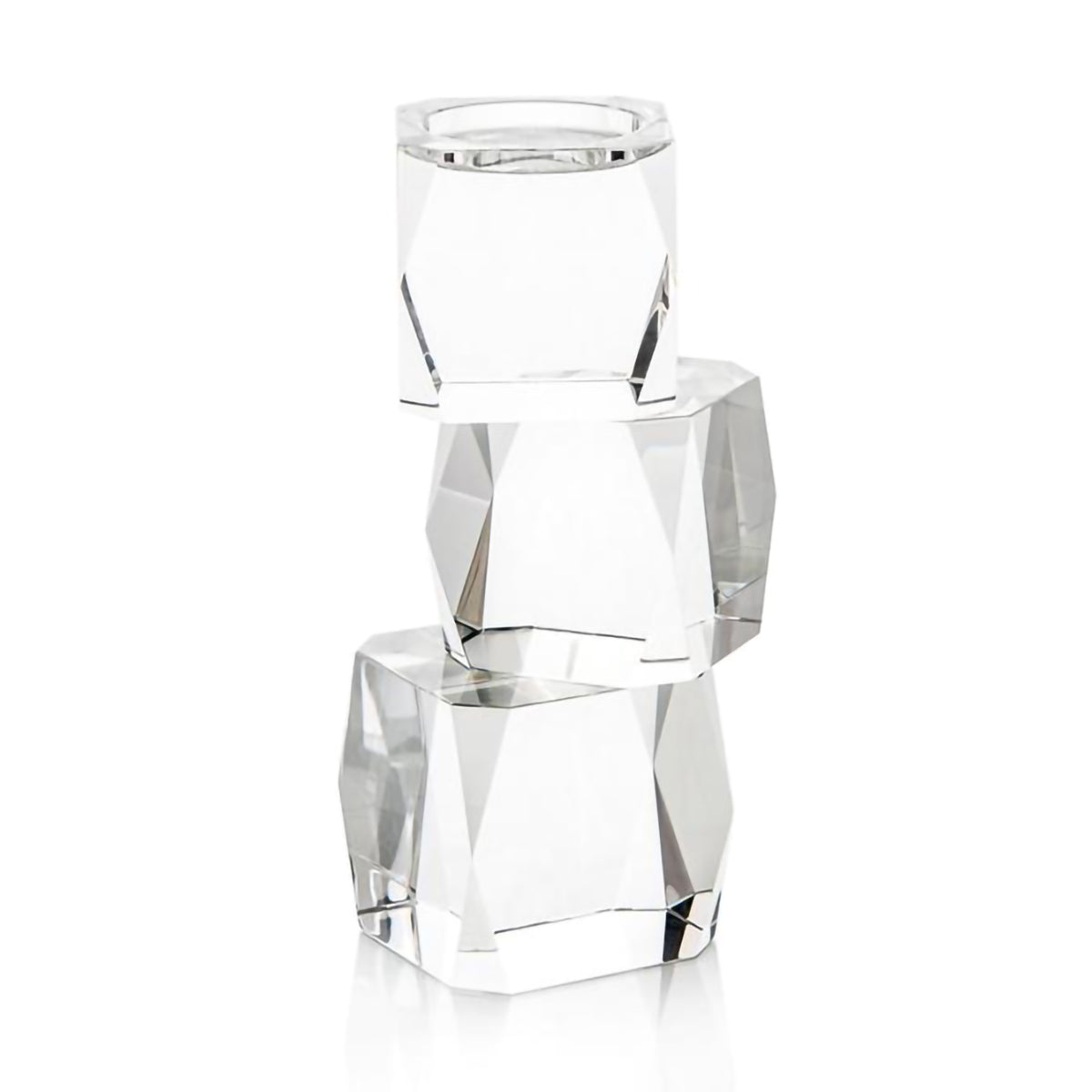 Candle holder Crystal Cubist